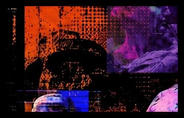 Orange Halftone Graphics