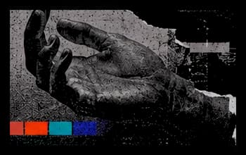 Reaching Marble Hand