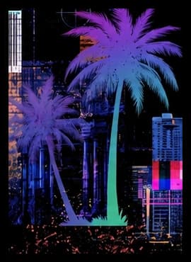 Synthwave Palm Trees