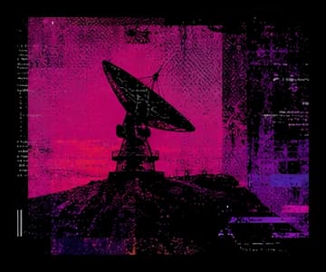 Deep Space Satellite Dish